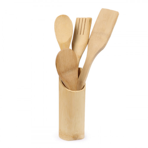 Bamboo Wood Made Spoon Set